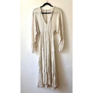 Sunday Saint Tropez Floral Maxi Dress With Cut Outs Small